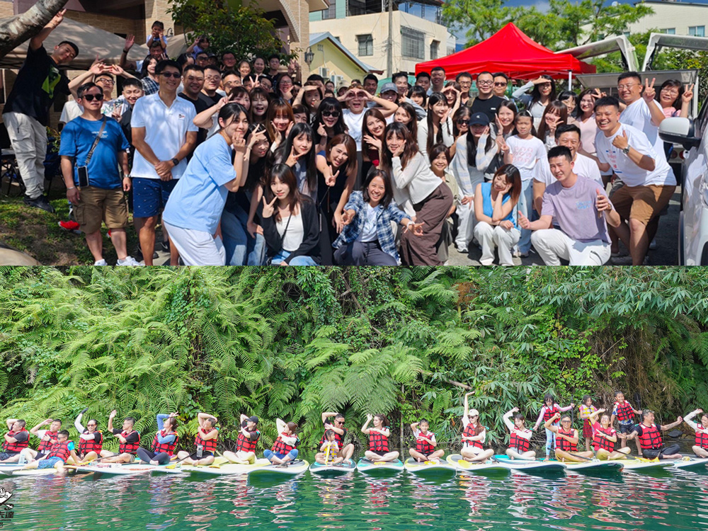 8月員工聚餐&日月潭立槳