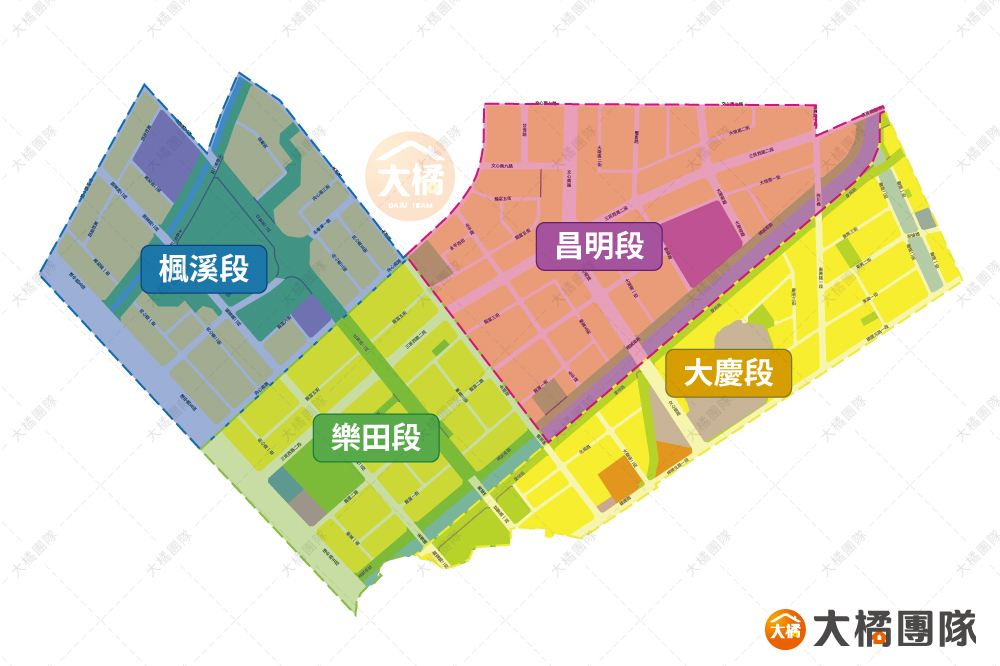 13期重劃區-區段圖