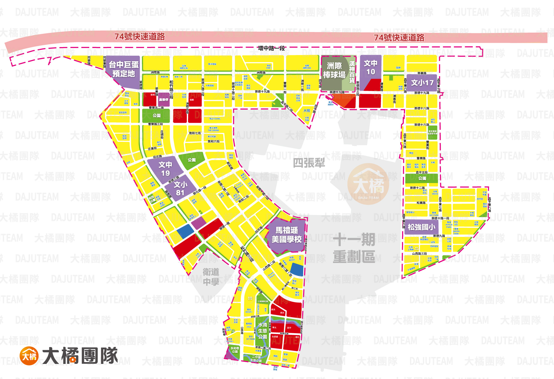 14期重劃區地圖