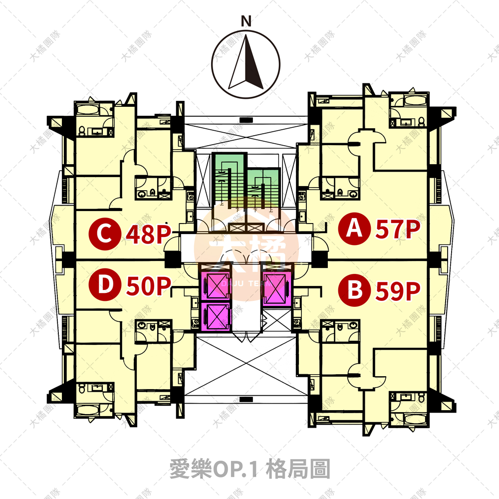 愛樂OP.1-格局圖