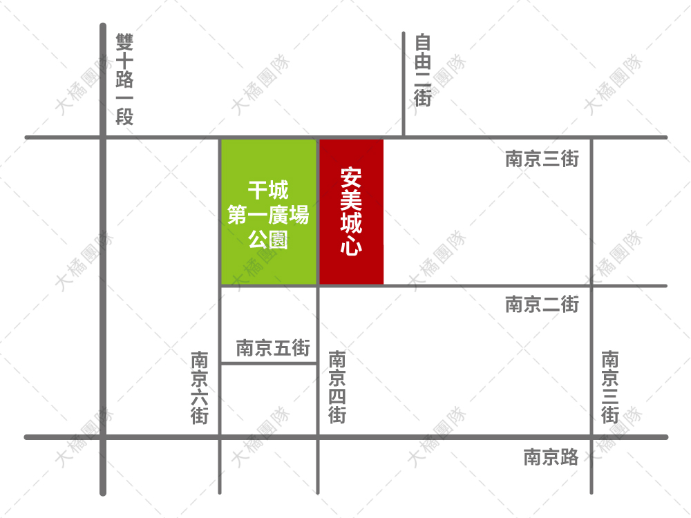 安美城心-位置圖