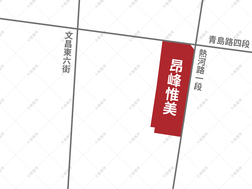 昂峰惟美-位置圖