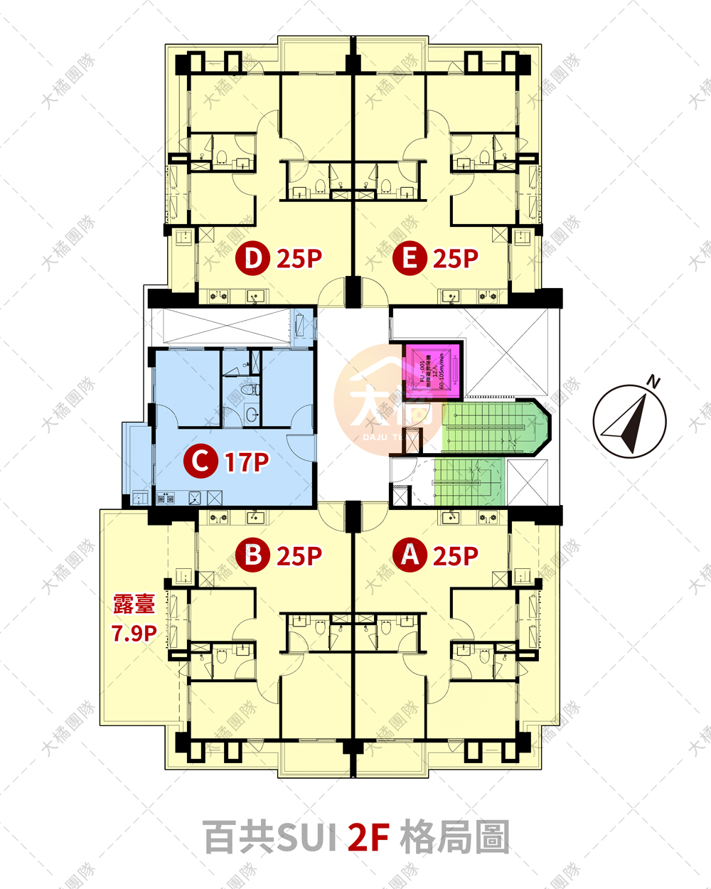 百共SUI-2F格局圖