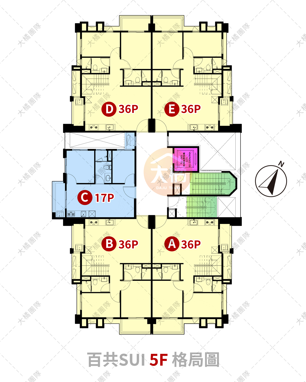 百共SUI-5F格局圖