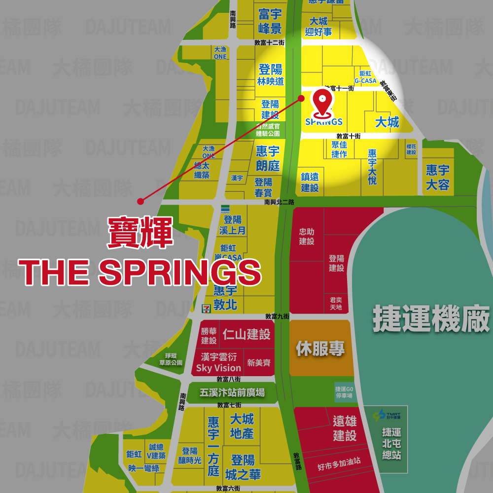 寶輝THE SPRINGS-位置圖