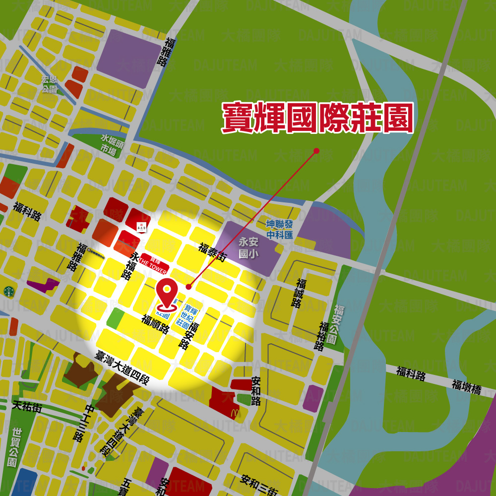 寶輝國際莊園-位置圖