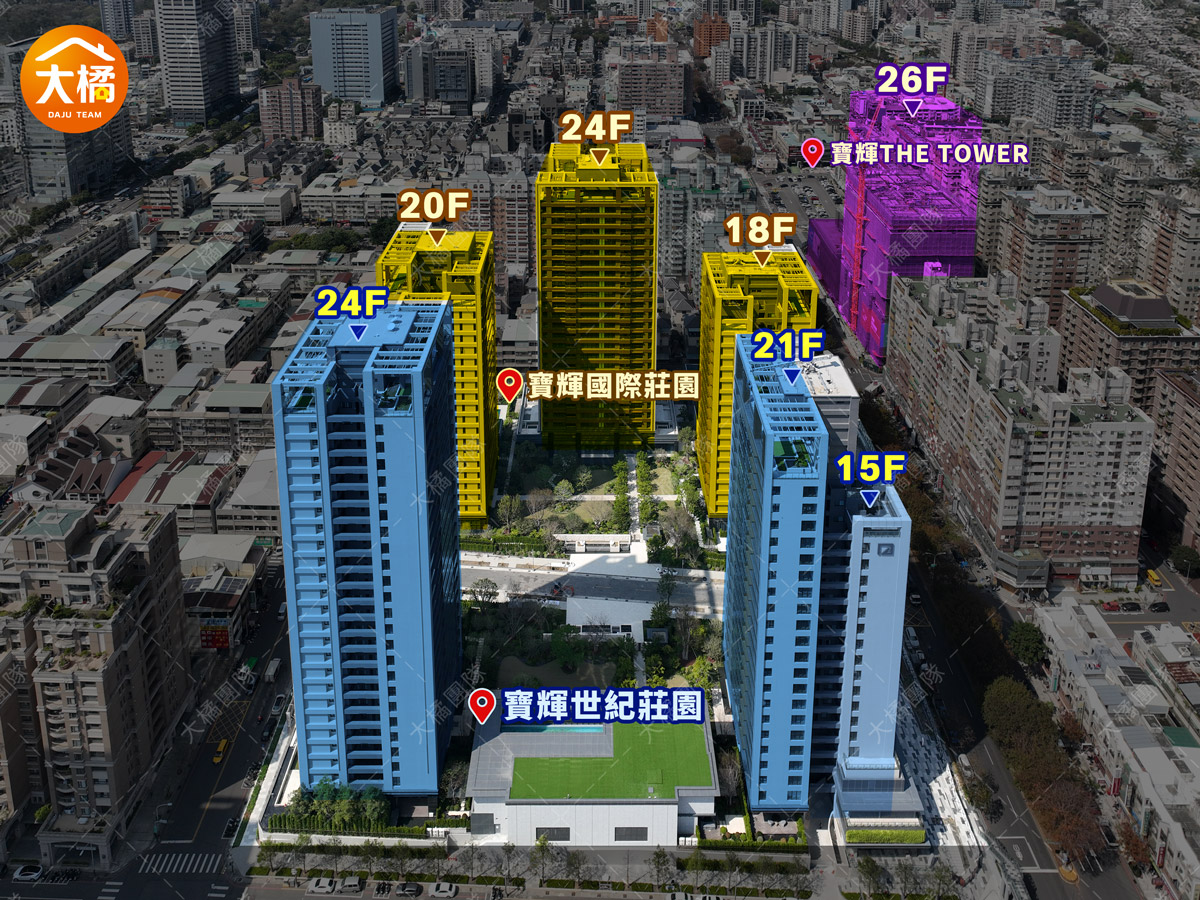 寶輝VILLAGE-樓層高度圖