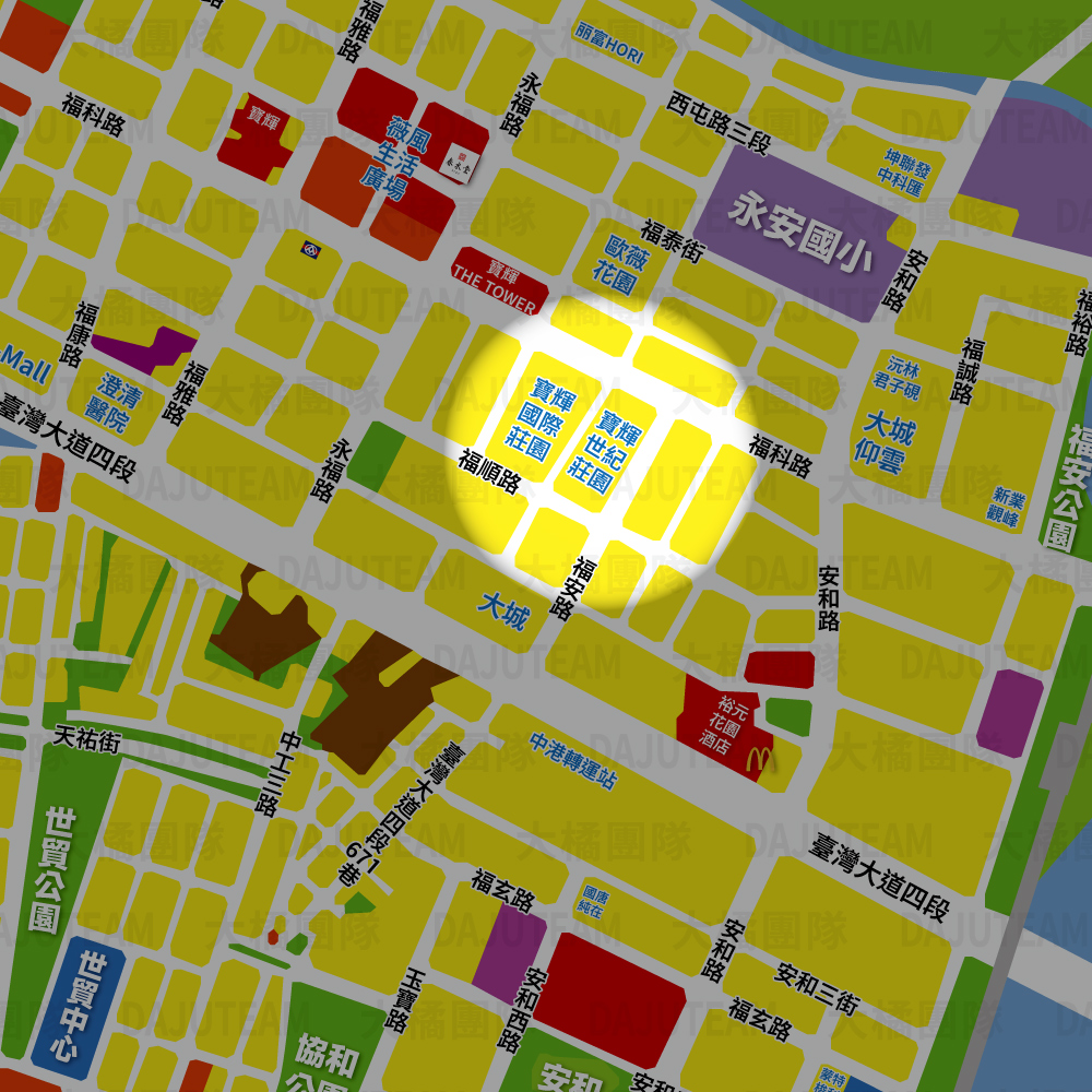 寶輝世紀莊園｜基地位置