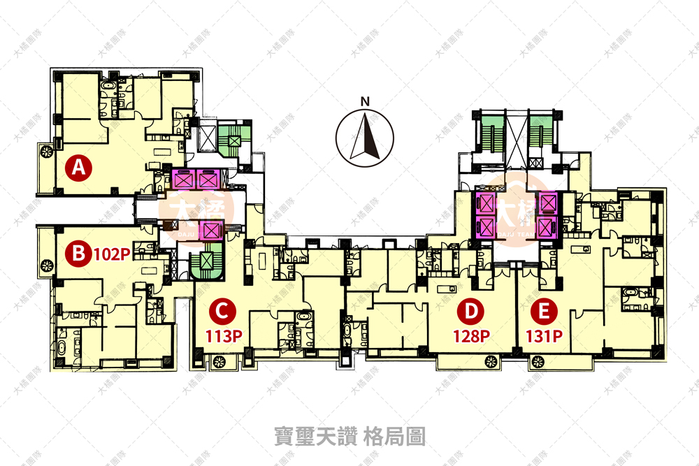 寶璽天讚-格局圖