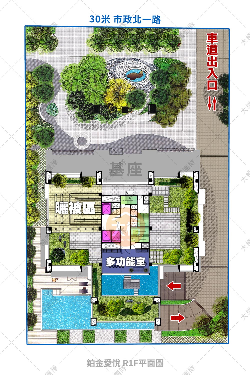 鉑金愛悅-R1F平面圖