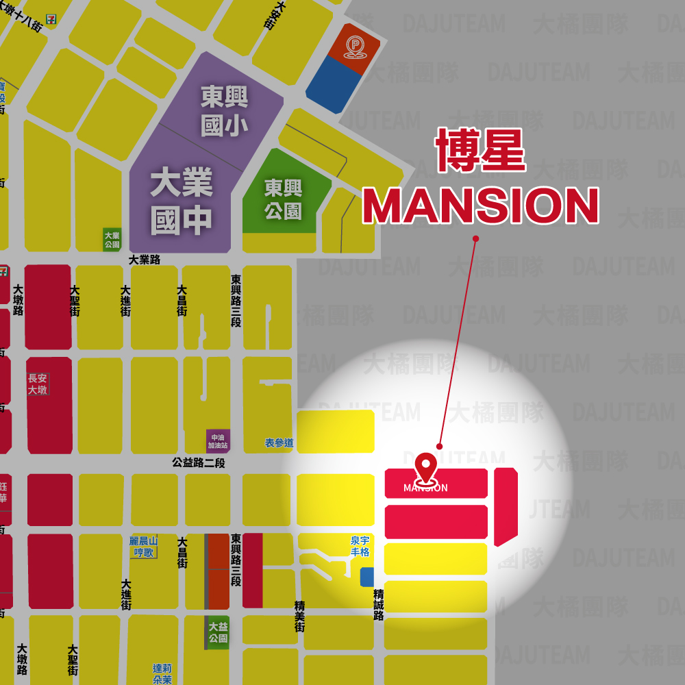 博星MANSION-位置圖