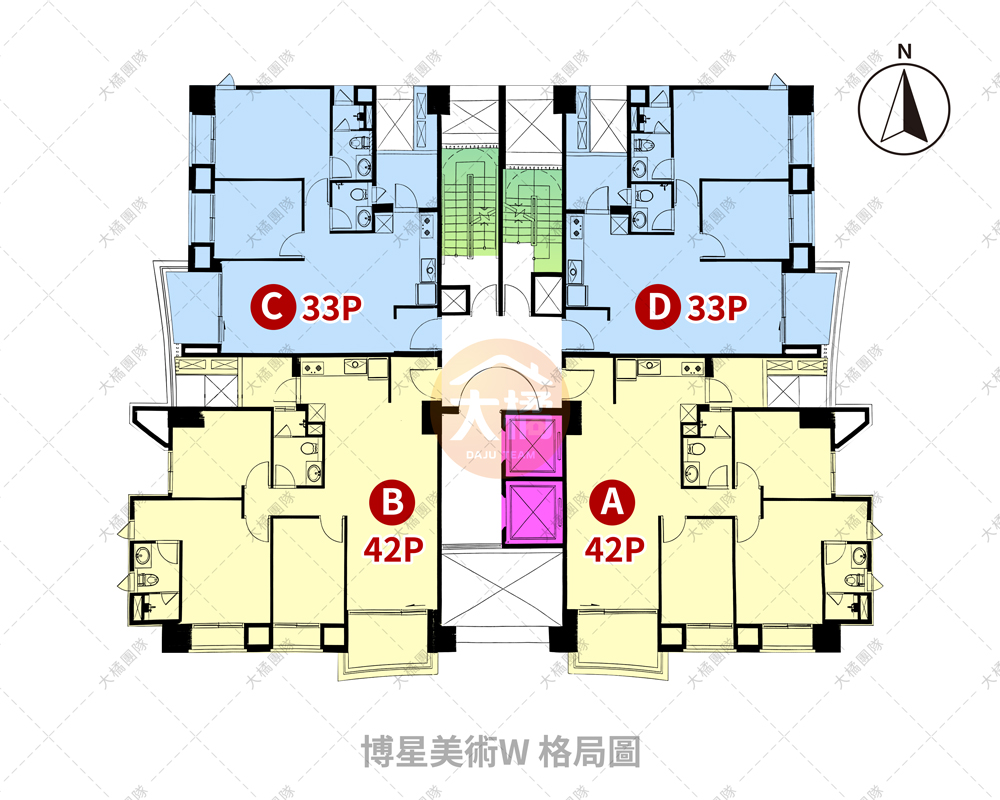 博星美術W-格局圖
