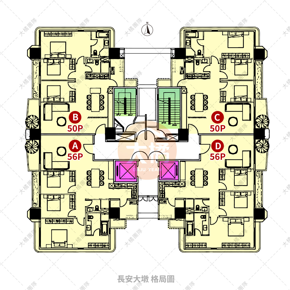 長安大墩-格局圖