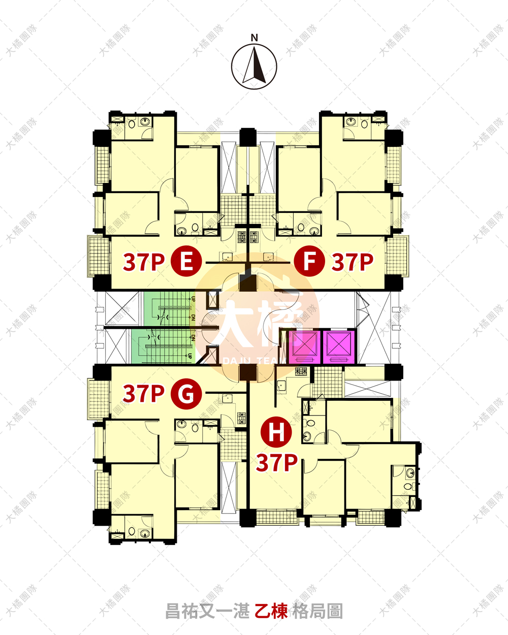 昌祐又一湛-乙棟格局圖