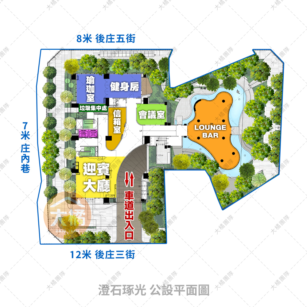 澄石琢光-公設平面圖