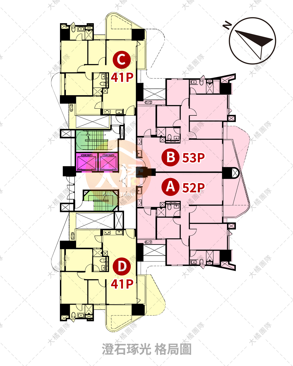 澄石琢光-格局圖