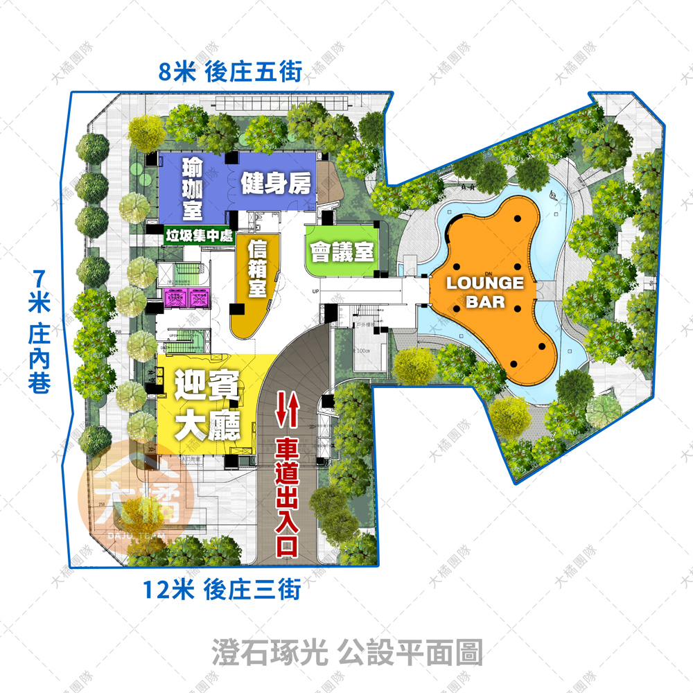 澄石琢光-公設平面圖