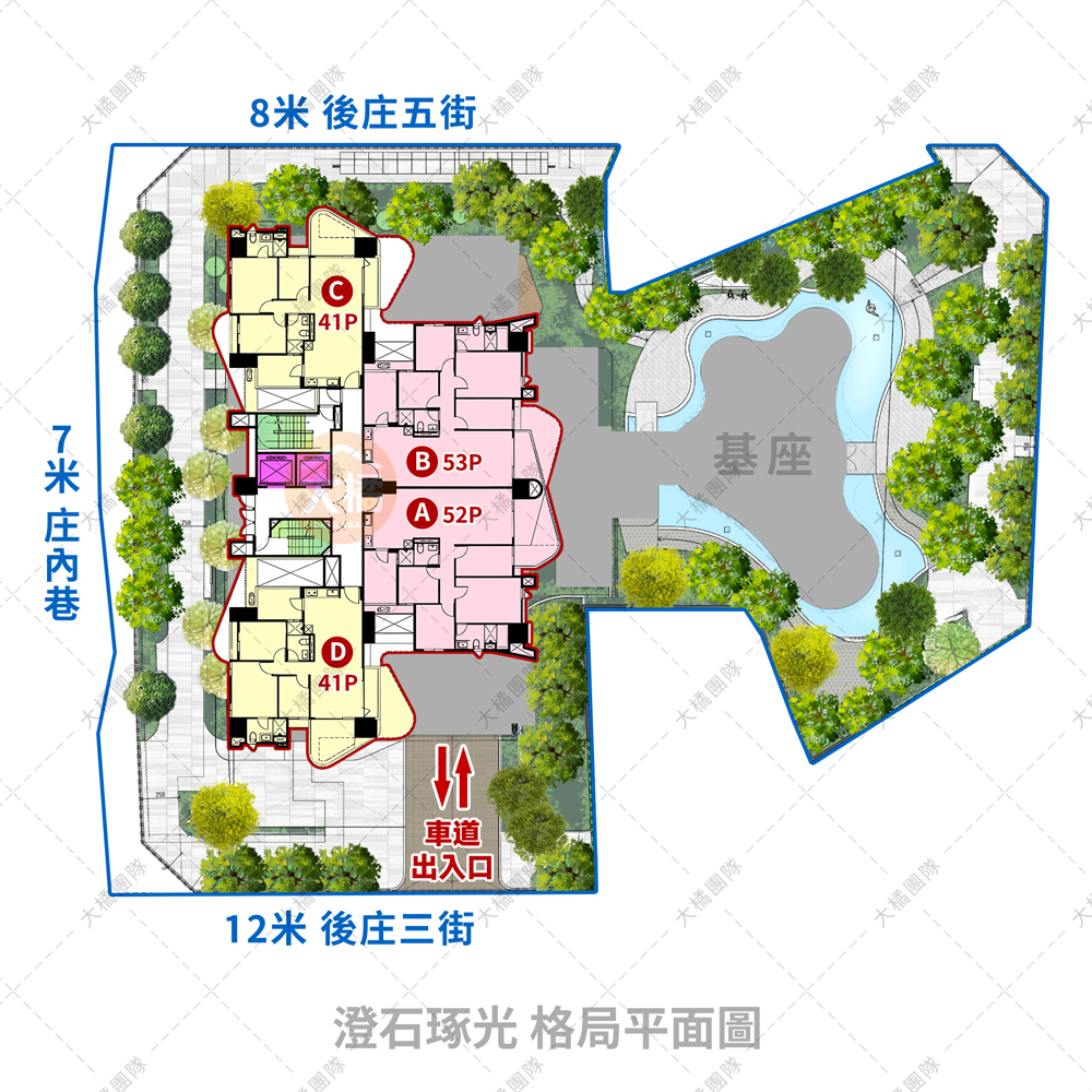 澄石琢光-格局平面圖