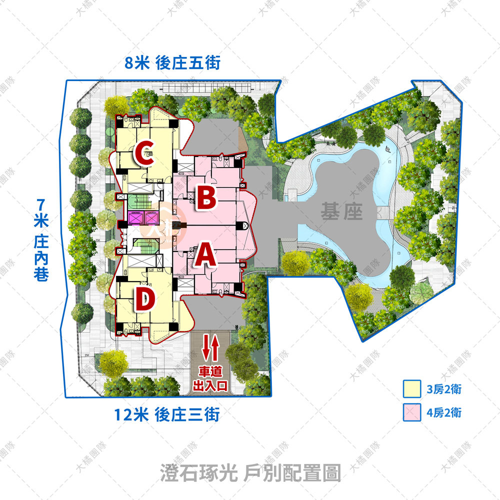 澄石琢光-戶別配置圖