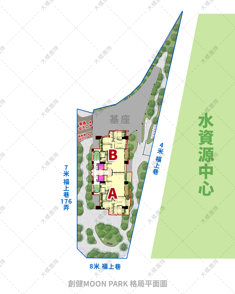 創健Moon Park-格局平面圖