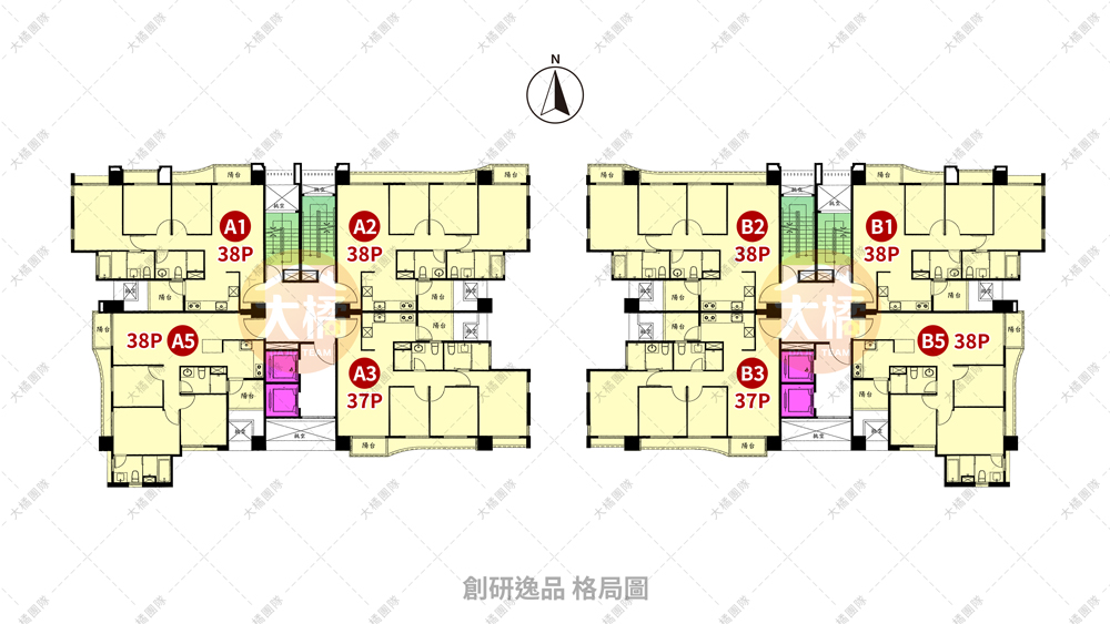 創研逸品-格局圖