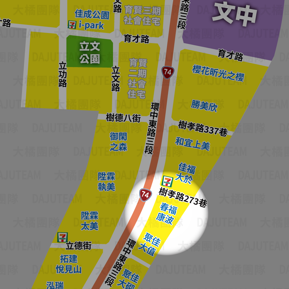 春福康波-基地位置