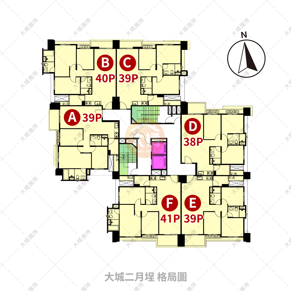大城二月埕-格局圖