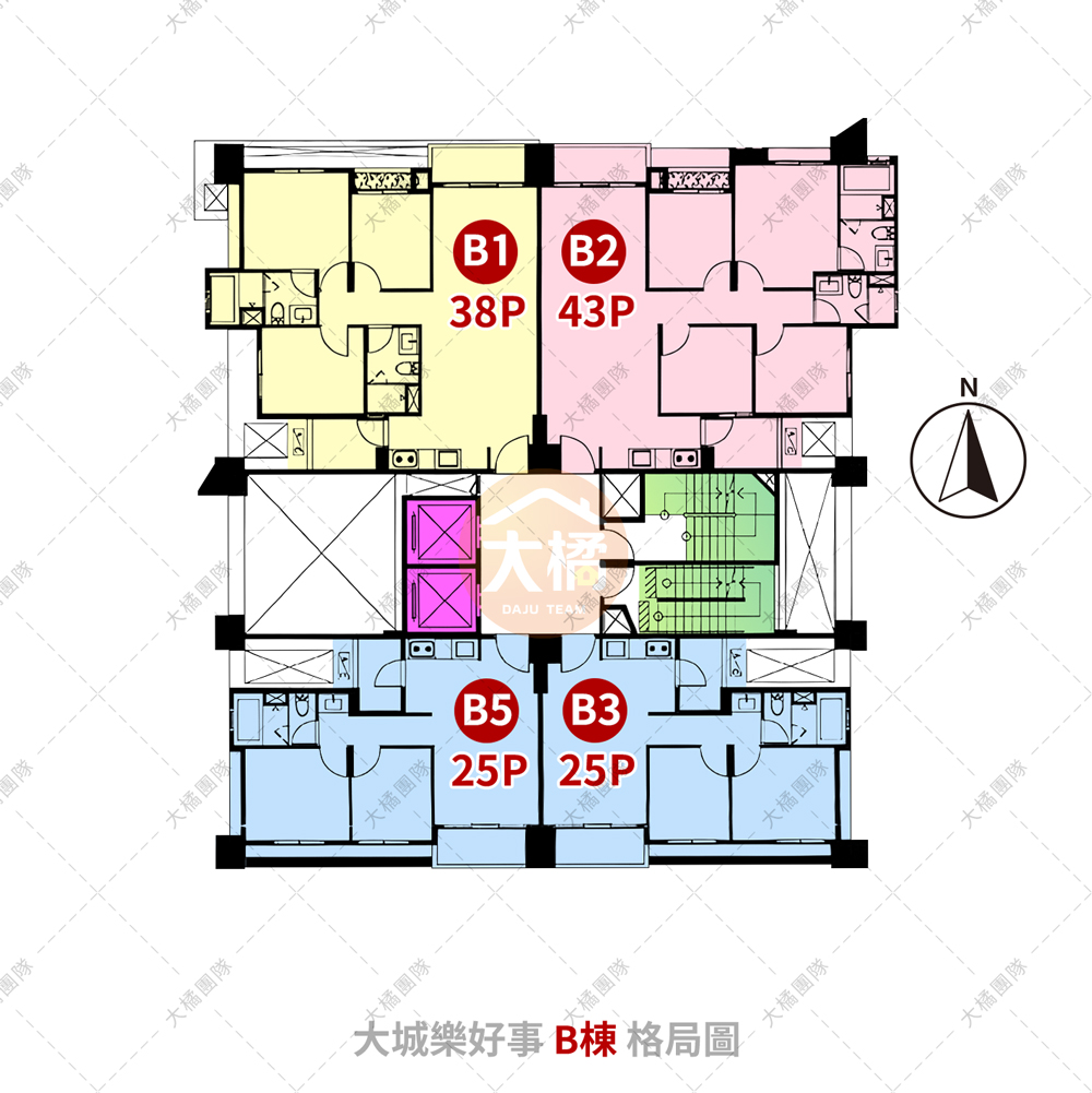 大城樂好事-A棟格局圖