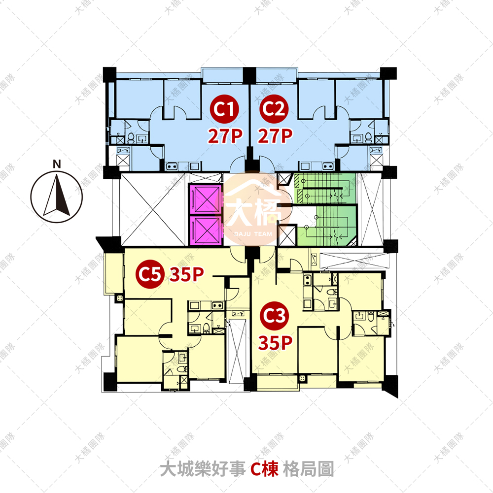 大城樂好事-A棟格局圖