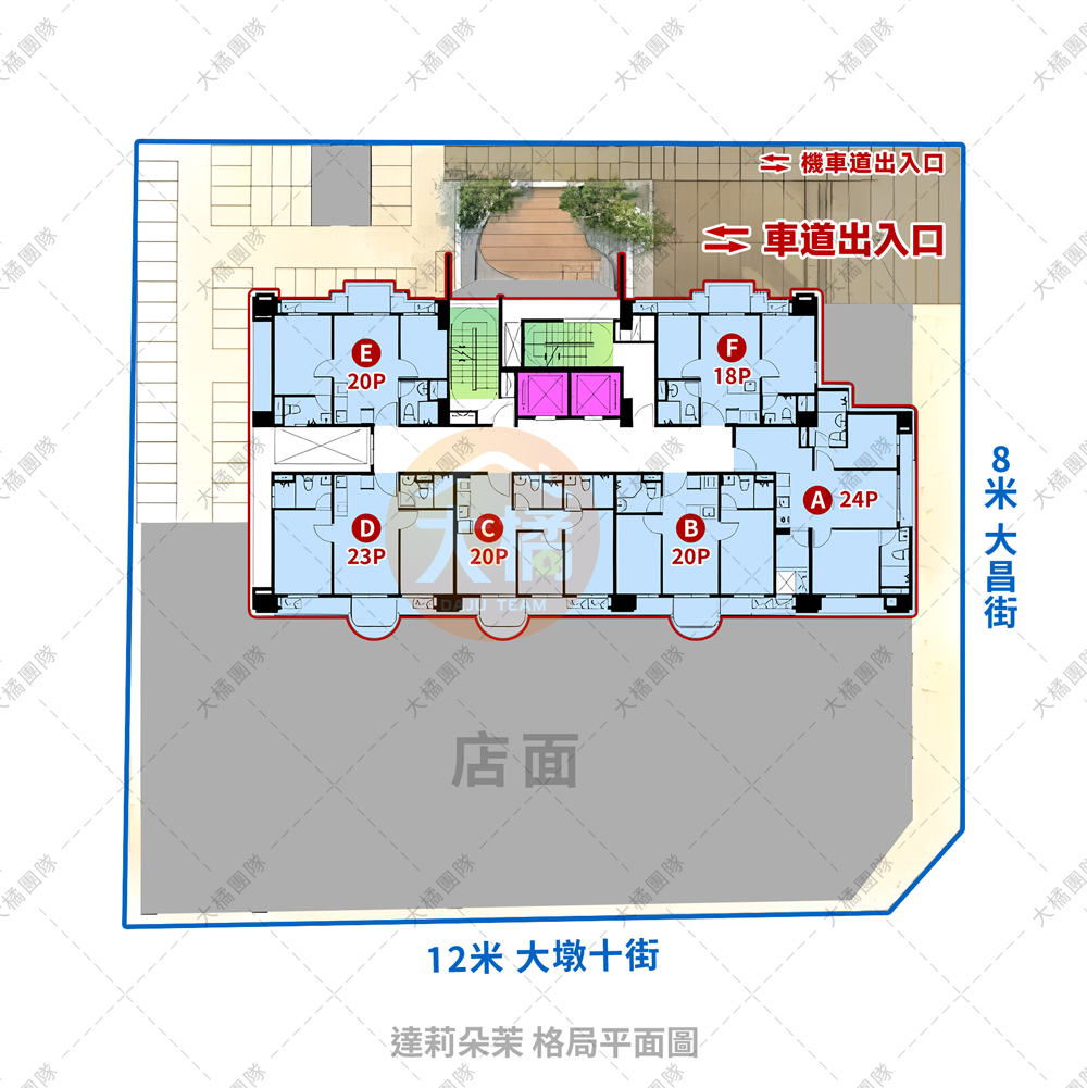 達莉朵茉-格局平面圖