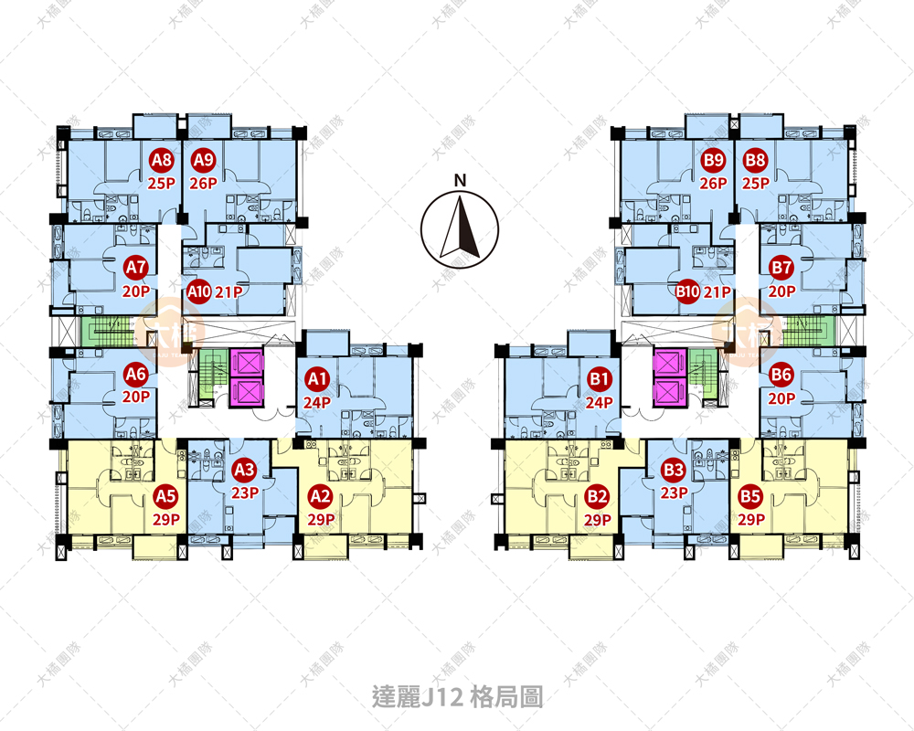 達麗J12-格局圖