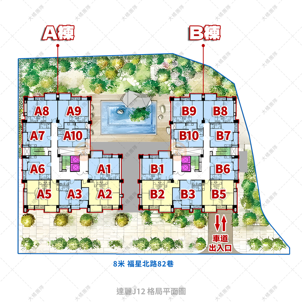 達麗J12-格局平面圖