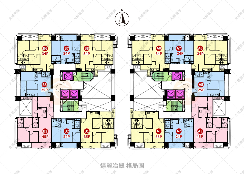 達麗冶翠-格局圖
