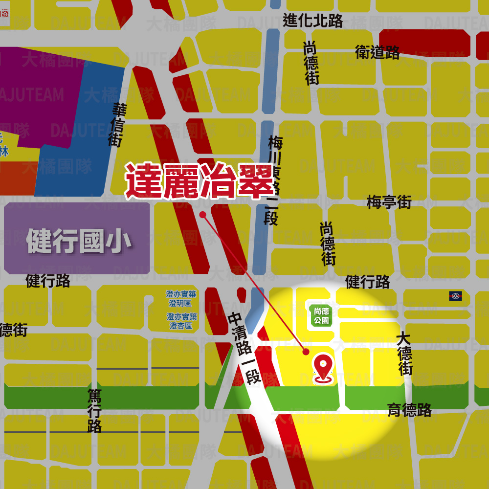 達麗冶翠-位置圖