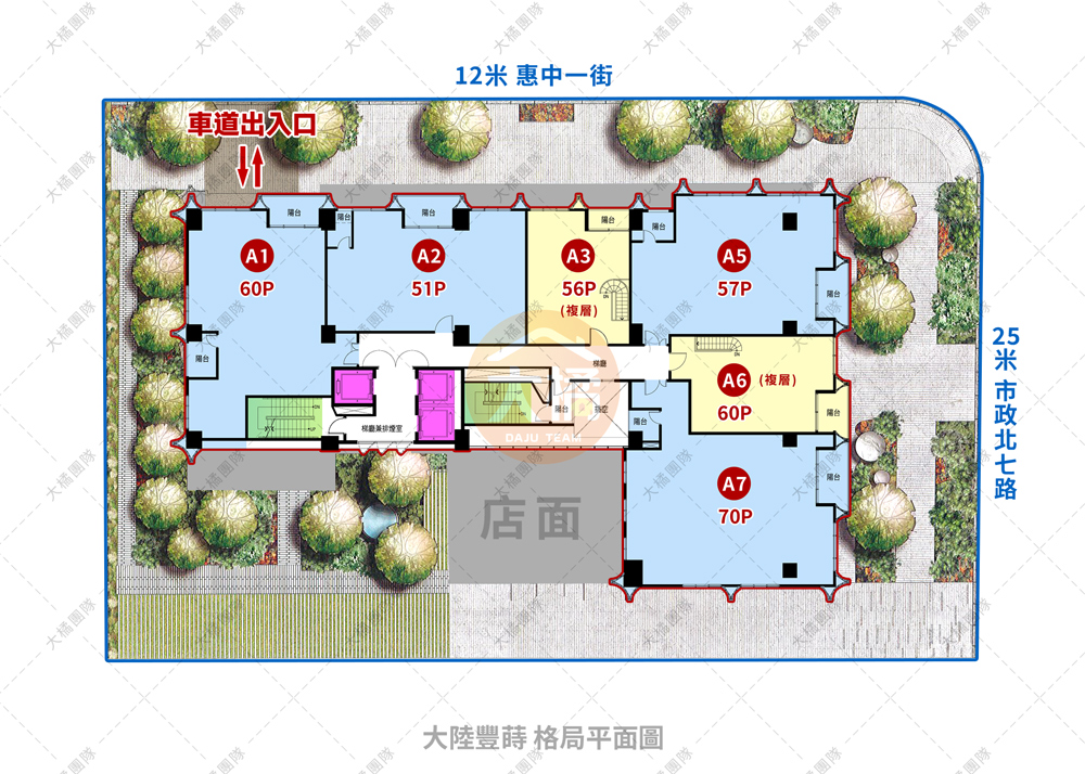大陸豐蒔-位置圖