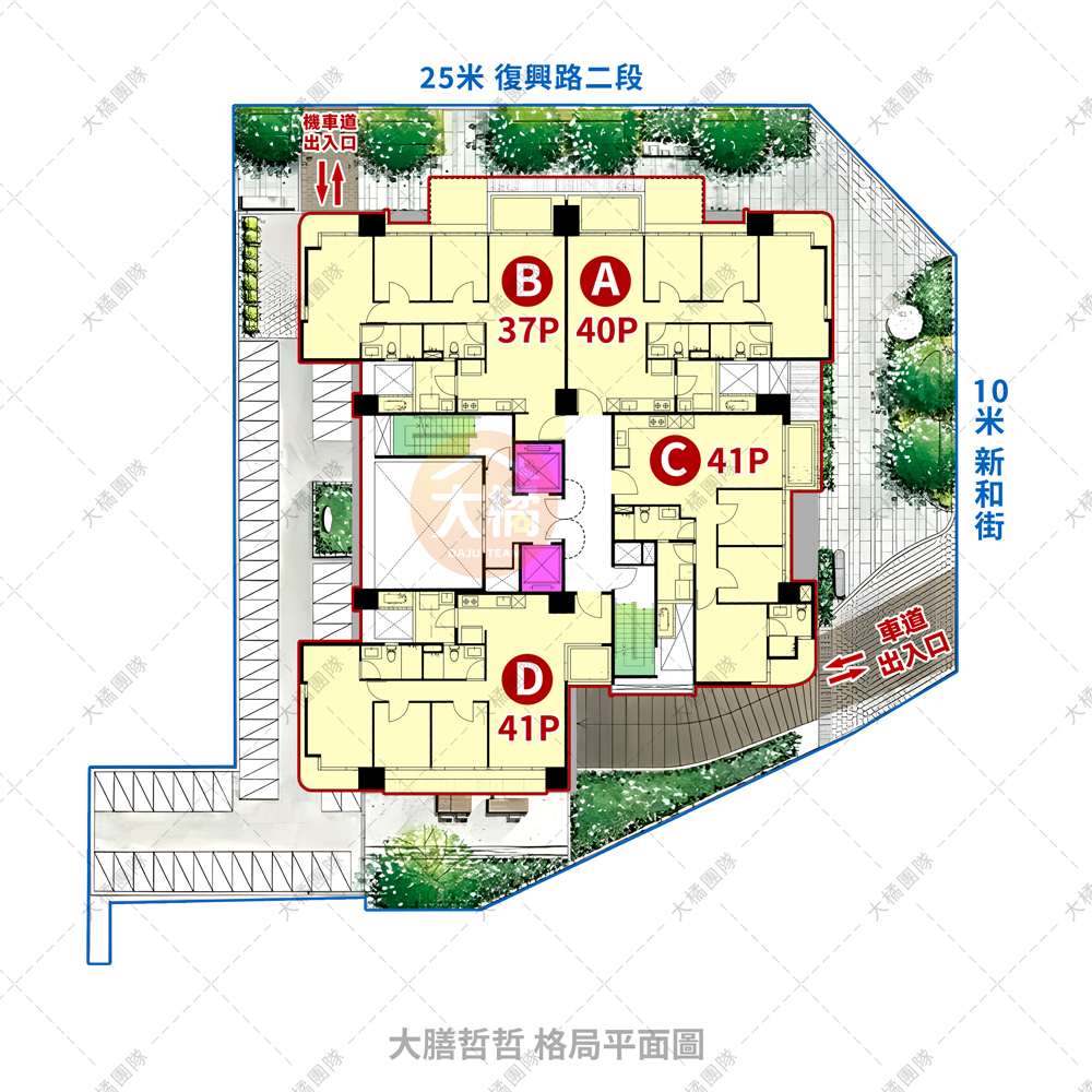 大膳哲哲-格局平面圖