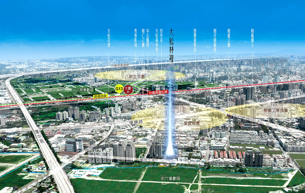 大松林裡-空拍基地圖