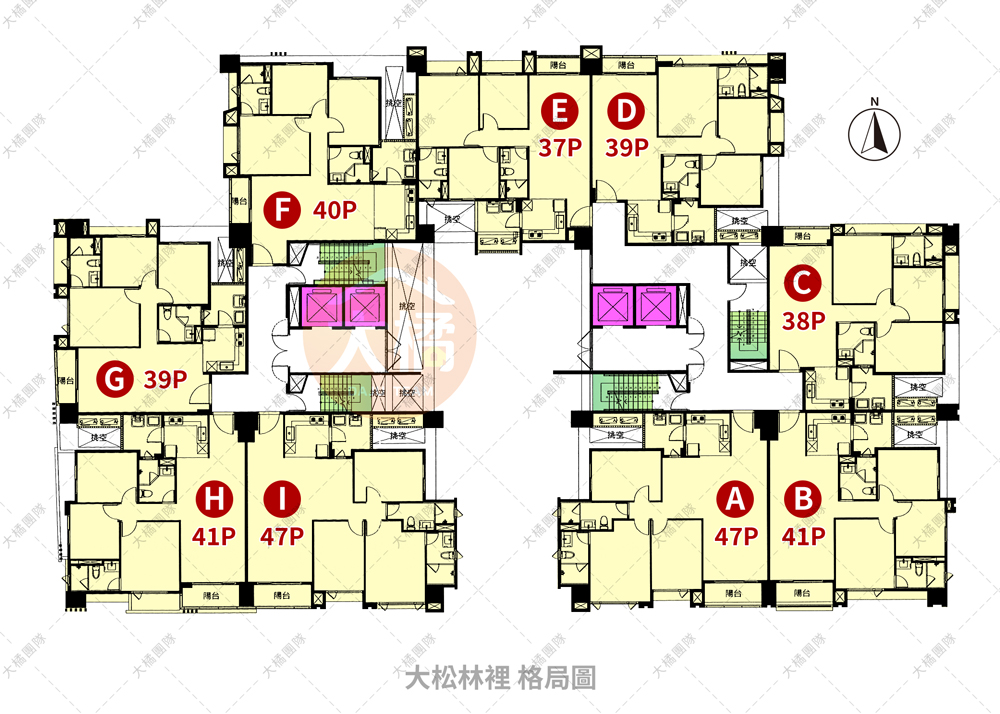 大松林裡-格局圖