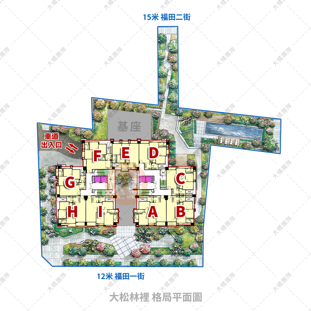 大松林裡-格局平面圖