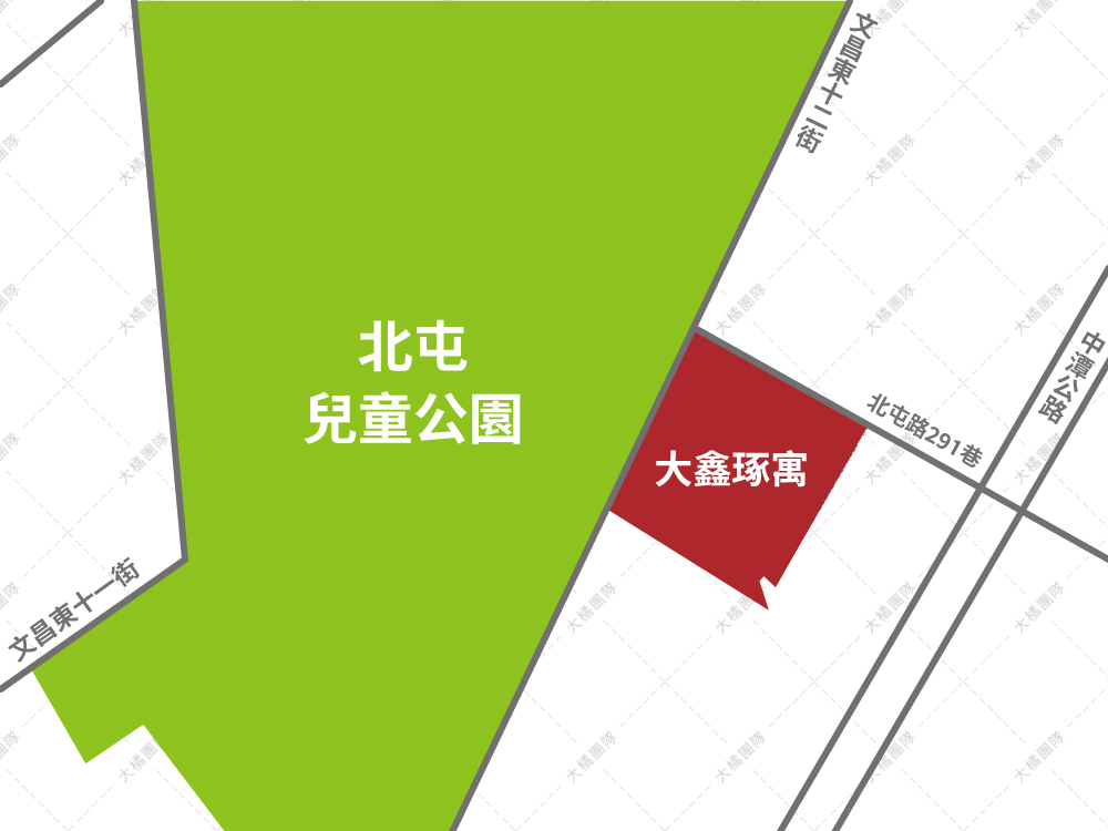 大鑫琢寓-位置圖