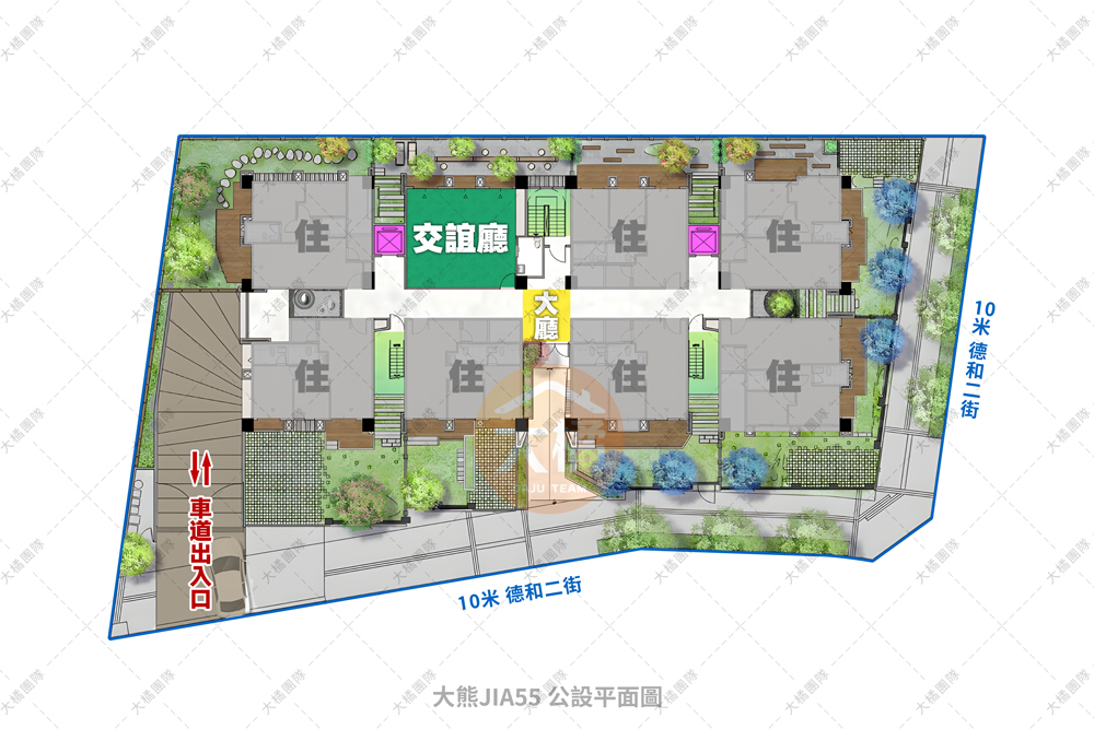 大熊JIA55-公設平面圖