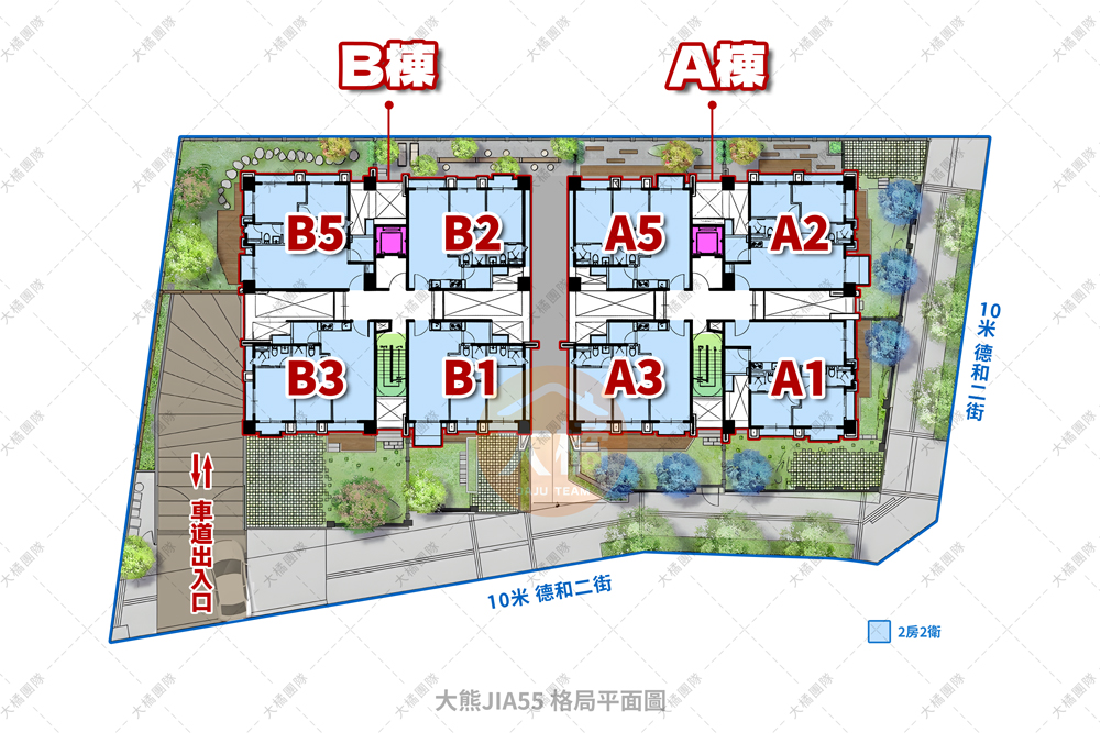 大熊JIA55-格局平面圖
