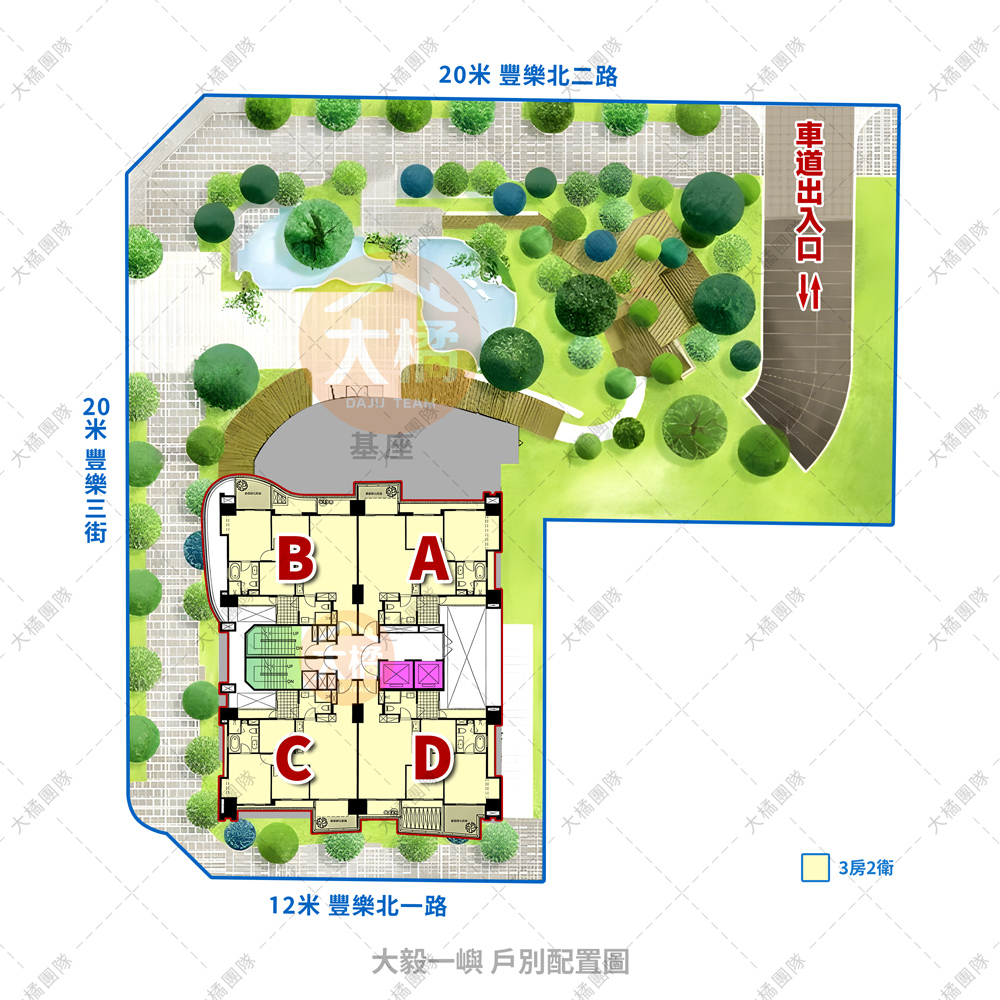 大毅一嶼-戶別配置圖