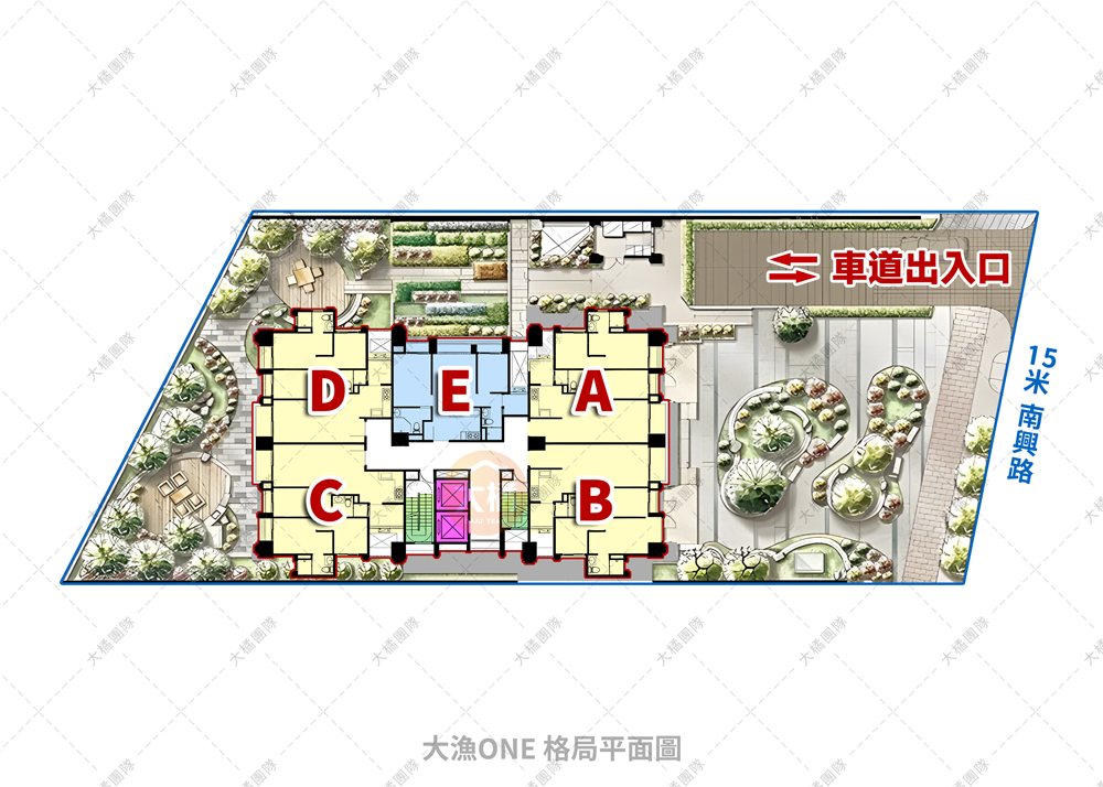 大漁ONE-格局平面圖