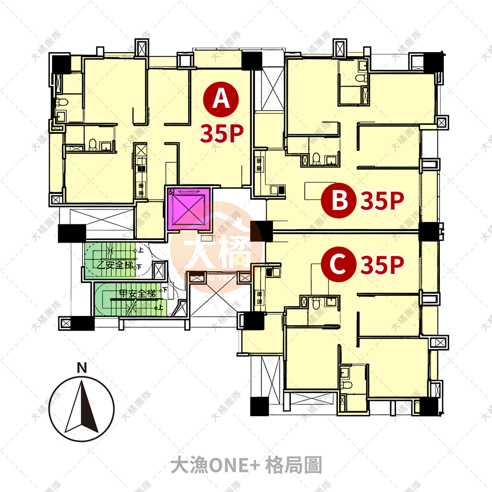 大漁ONE+-格局圖