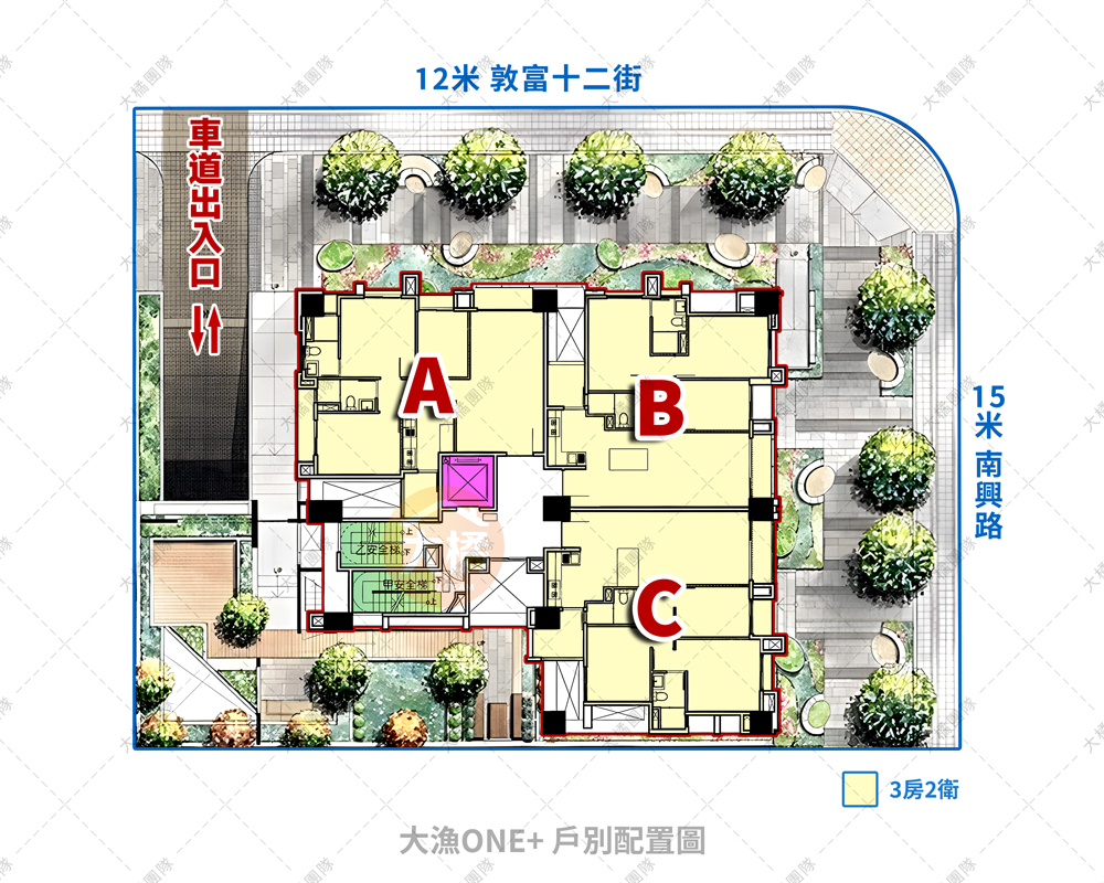 大漁ONE+-戶別配置圖