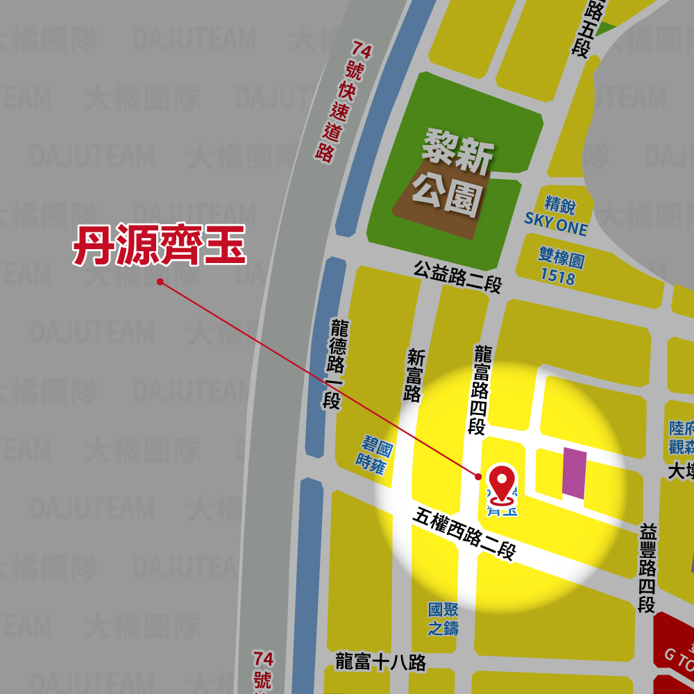 丹源齊玉-位置圖