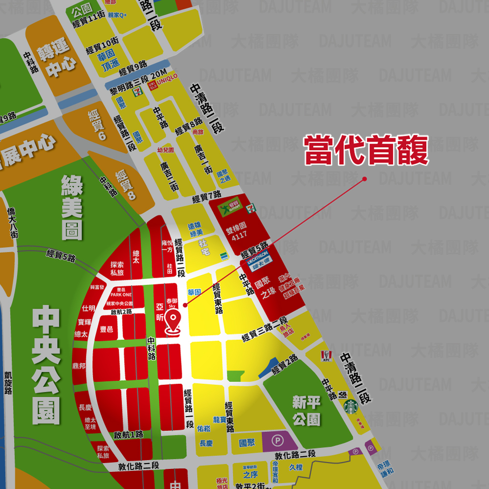當代首馥-位置