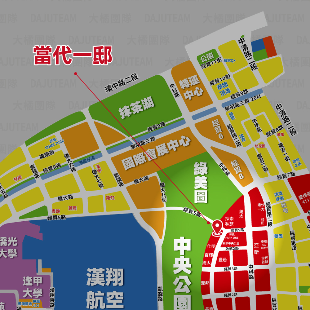 當代一邸-位置圖