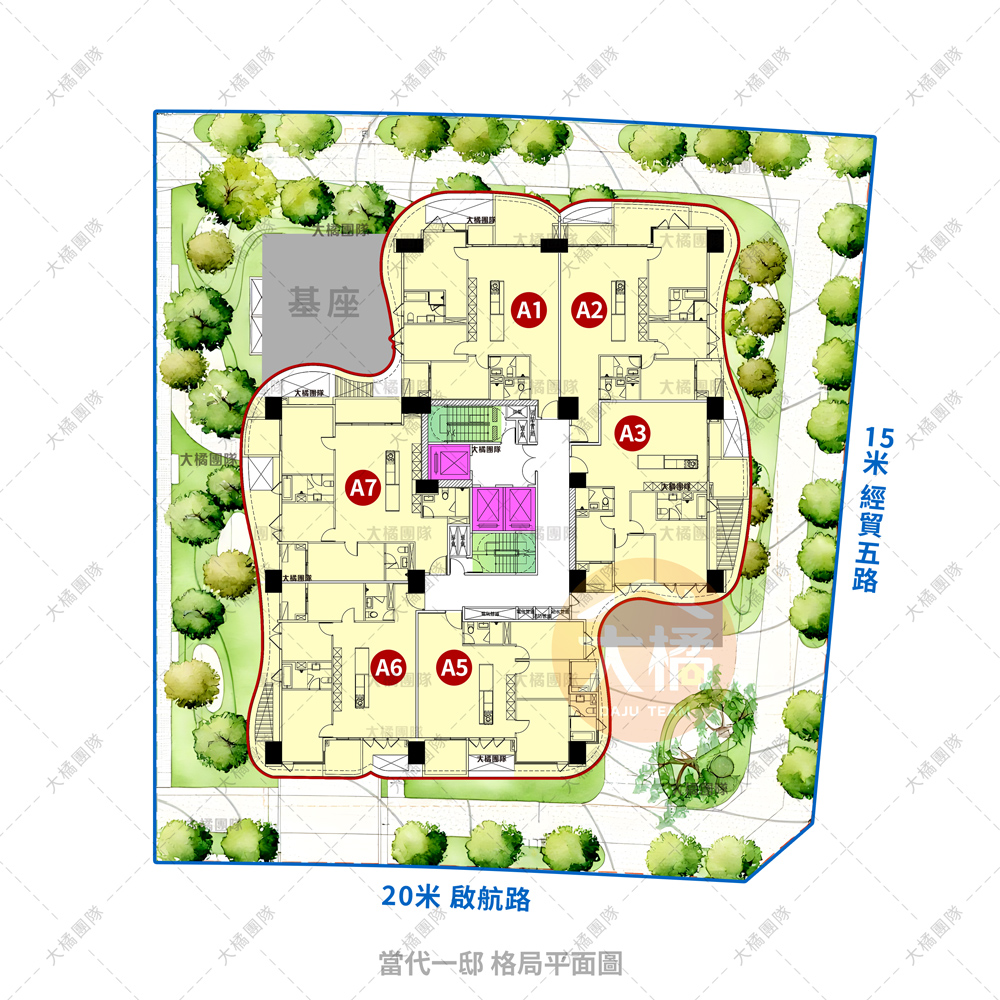 當代一邸-格局平面圖